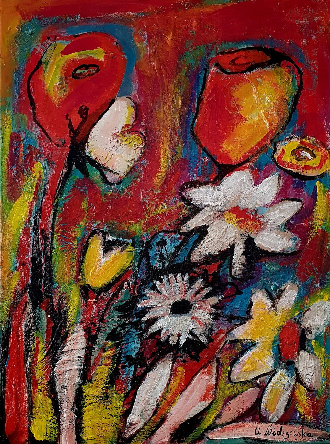 Maigefühle Urszula Widzgowska Original painting for sale