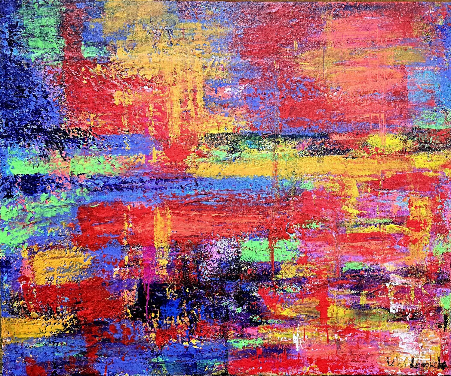 Fleeting Twilight Urszula Widzgowska Original painting for sale