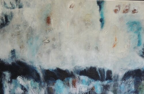 WHITE STORM by Eleni Pappa Tsantili, Painting for Sale on Select