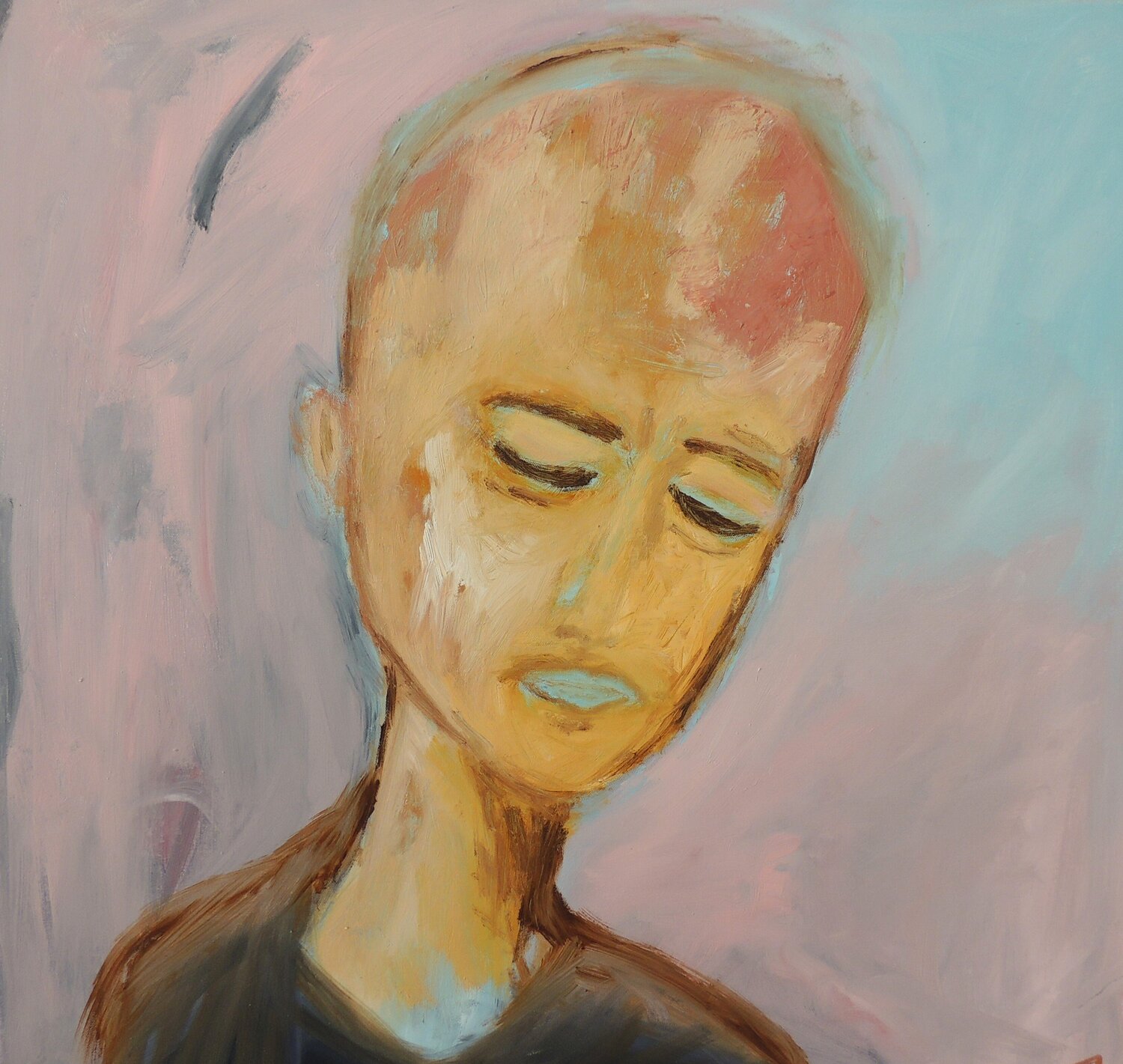 DREAM IN BLUE Eleni Pappa Tsantili Original painting for sale