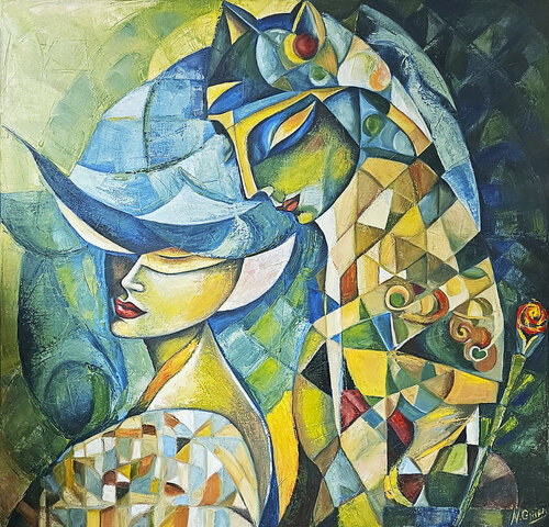 The seduser by Natalya Gripas, Painting for Sale on Select