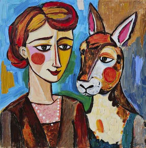 Friend by Natalya Gripas, Painting for Sale on Select
