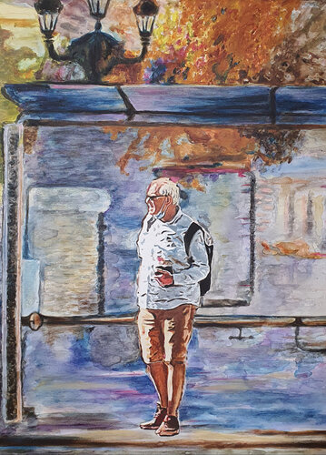 The expectation by Natalya Gripas, Painting for Sale on Select