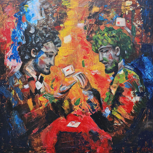 Gambling by Natalya Gripas, Painting for Sale on Select
