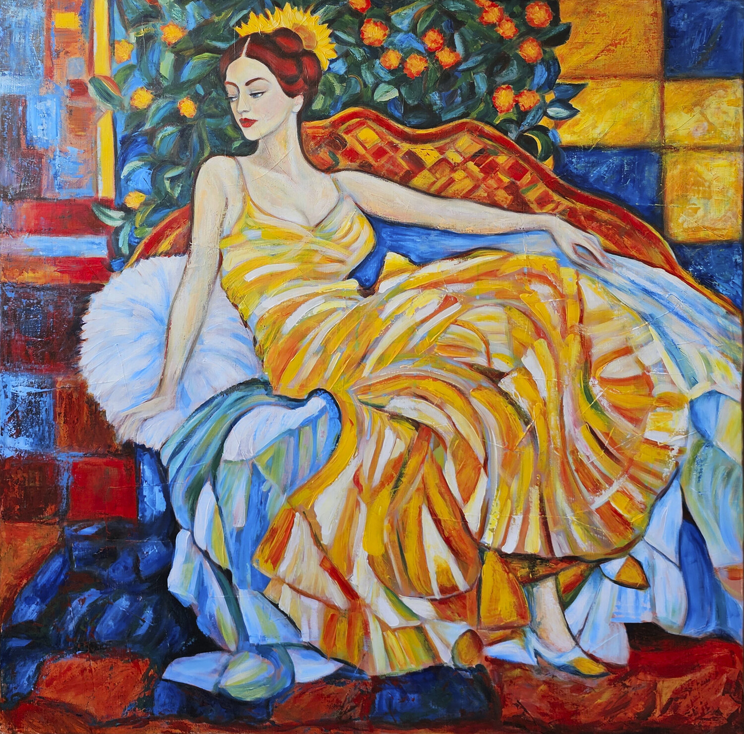 Siesta Natalya Gripas Original painting for sale