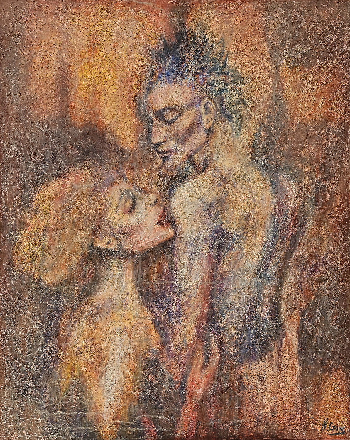 Adoración Natalya Gripas Original painting for sale