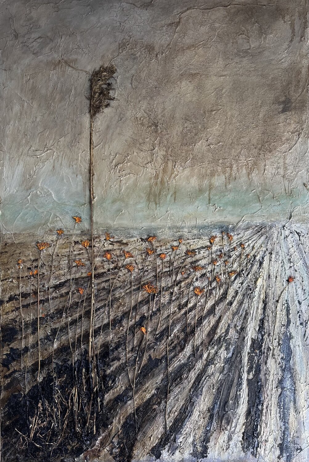 I promise not to forget the many miles Leo Klootwijk Original painting for sale