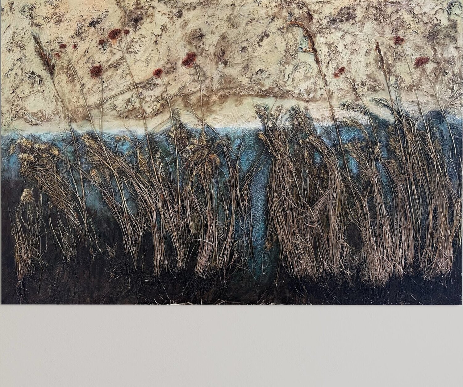 And the wind cried Mary Leo Klootwijk Original painting for sale