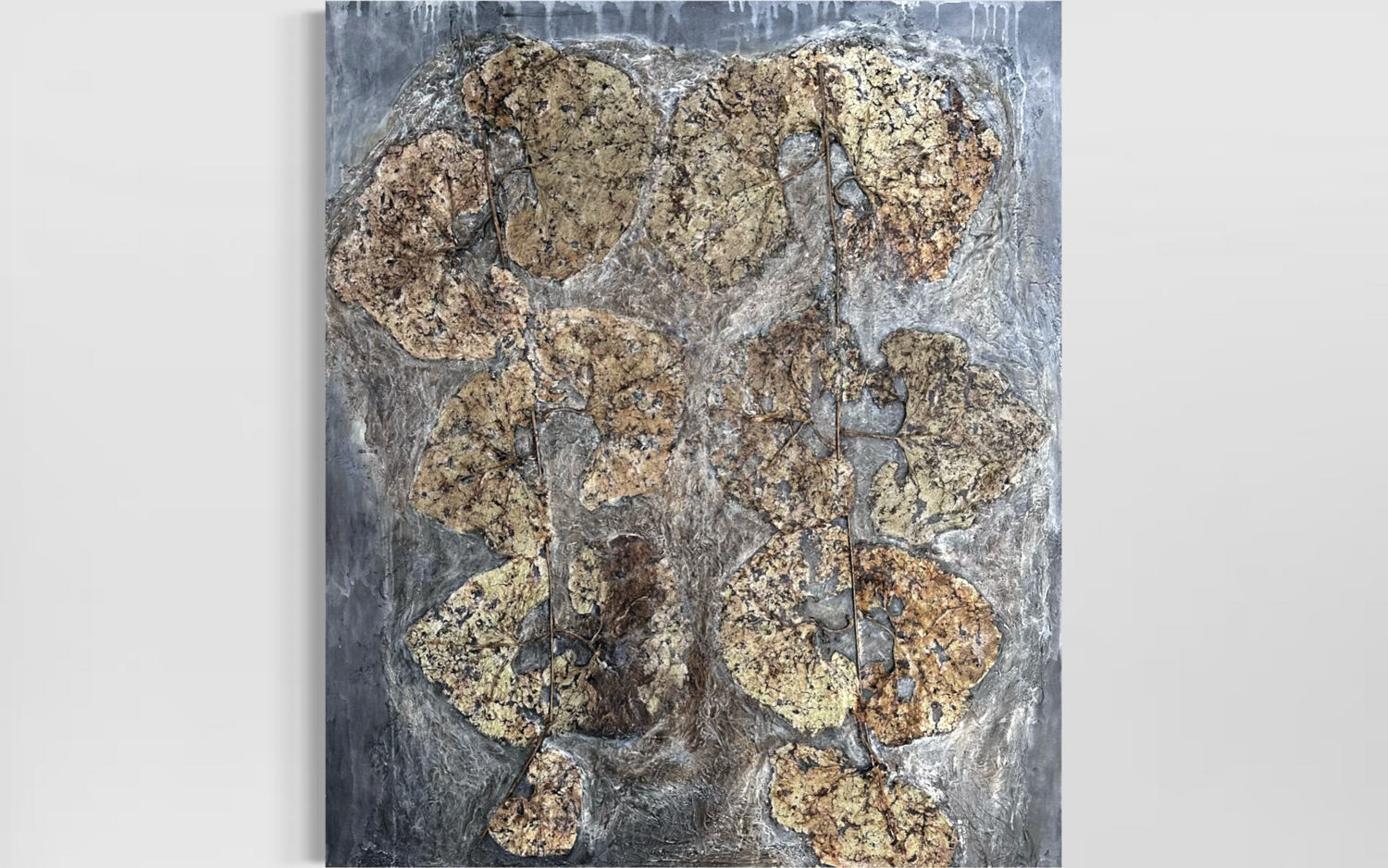 When the night falls in time Leo Klootwijk Original painting for sale