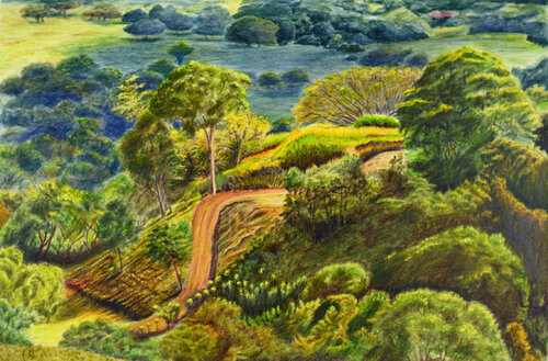 Nature is All Around Us by Rhia Janta-Cooper, Painting for Sale on Select