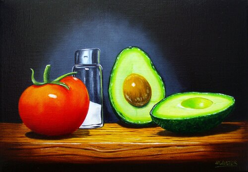 Le sel de la vie // The salt of life by Jean-Pierre Walter, Painting for Sale on Select