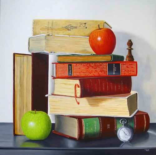 L'île mystérieuse // The mysterious Island by Jean-Pierre Walter, Painting for Sale on Select