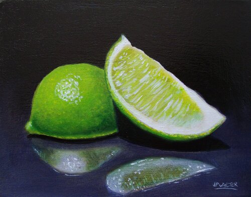 Lime by Jean-Pierre Walter, Painting for Sale on Select