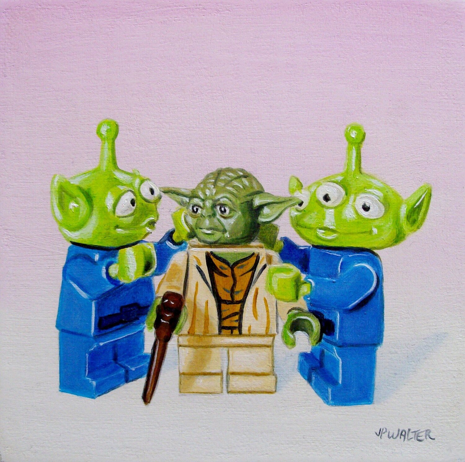 Your father, not I am ! Jean-Pierre Walter Original painting for sale