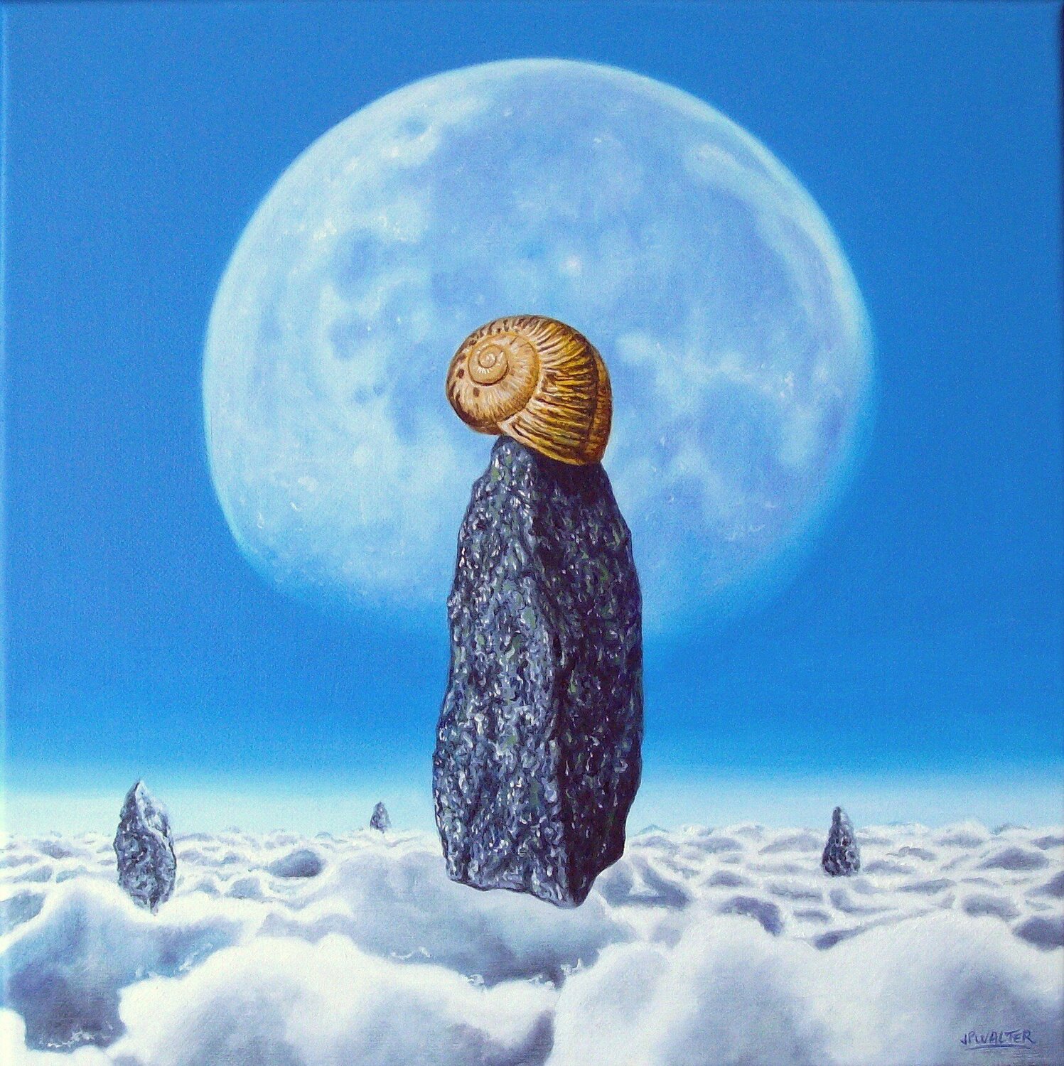 Artémis Jean-Pierre Walter Original painting for sale