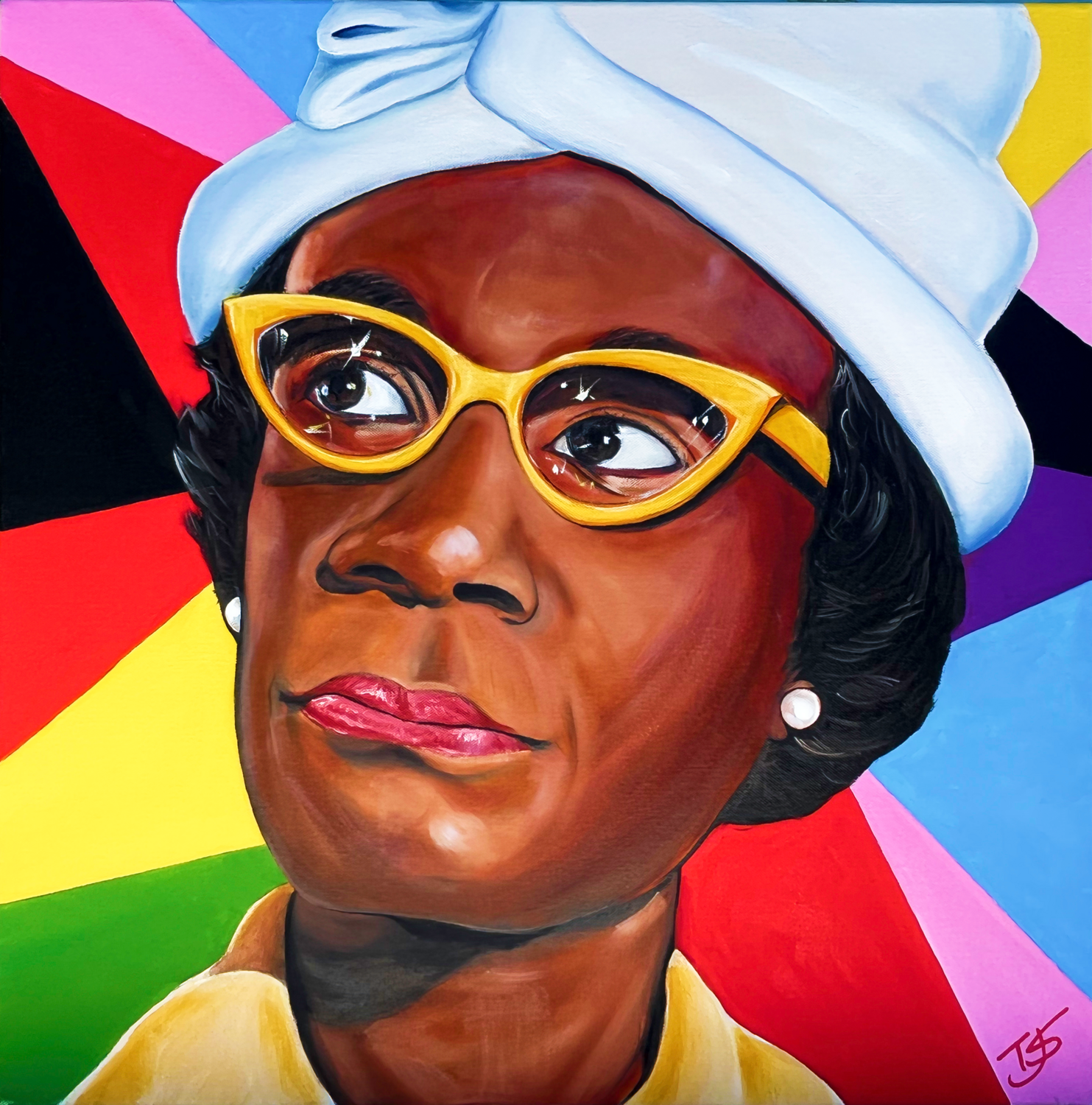 Shirley Chisholm: Trailblazer Tony Smith Original painting for sale