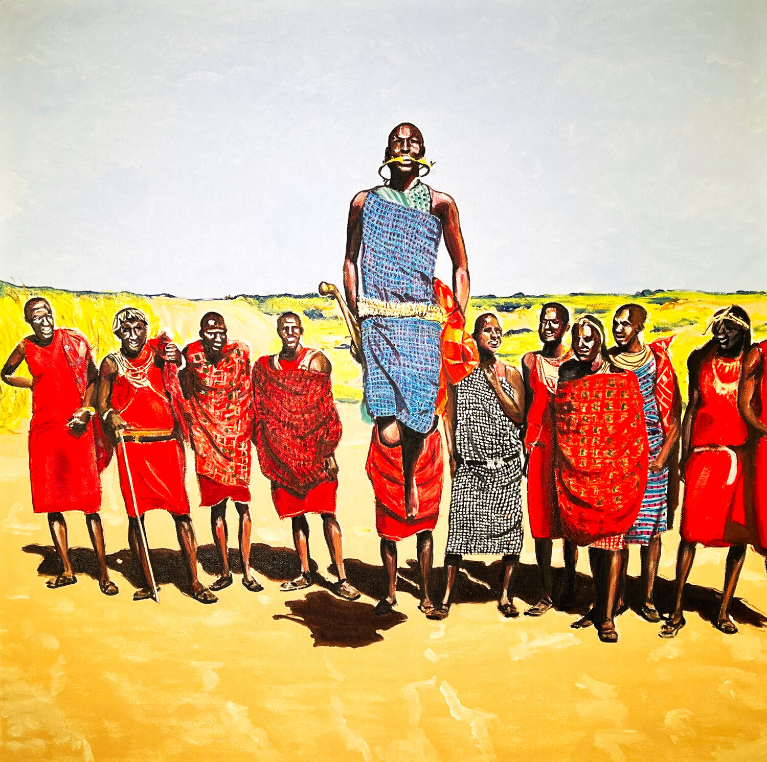Rising Up! Tony Smith Original painting for sale