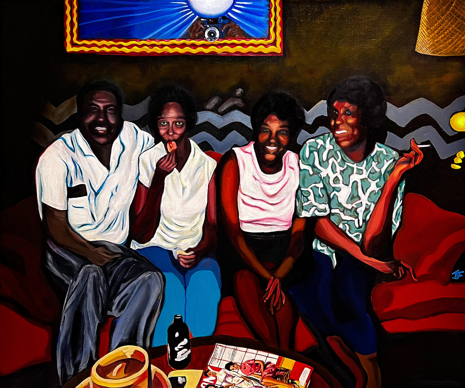 Safekeeping Tony Smith Original painting for sale