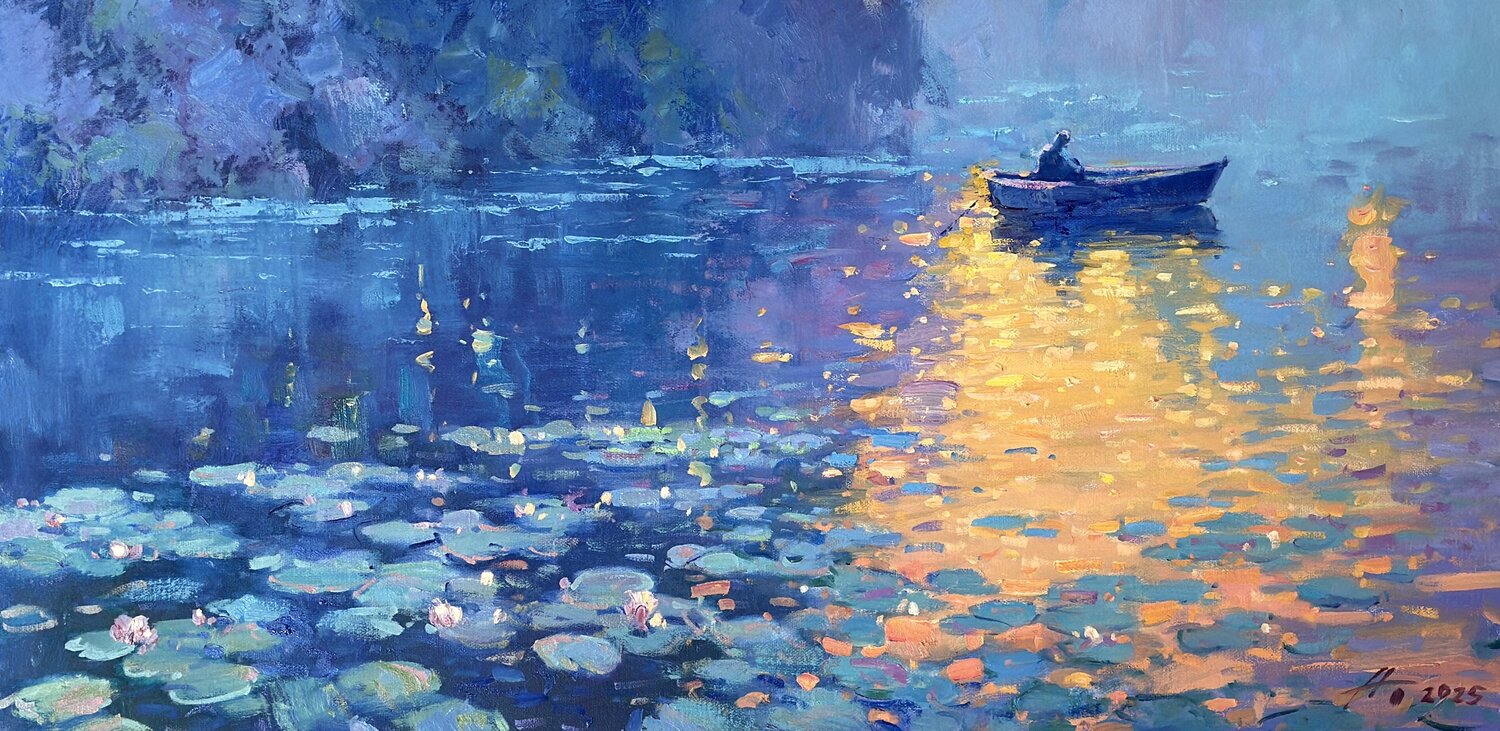 Sunset Impression Andrei Belaichuk Original painting for sale