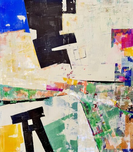 Structure et vide by David Albert, Painting for Sale on Select