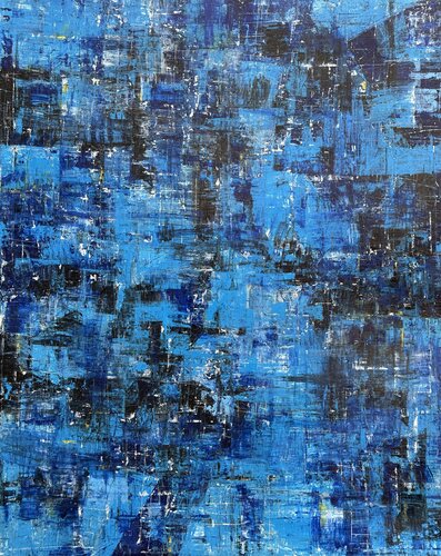El Born, la nuit by David Albert, Painting for Sale on Select