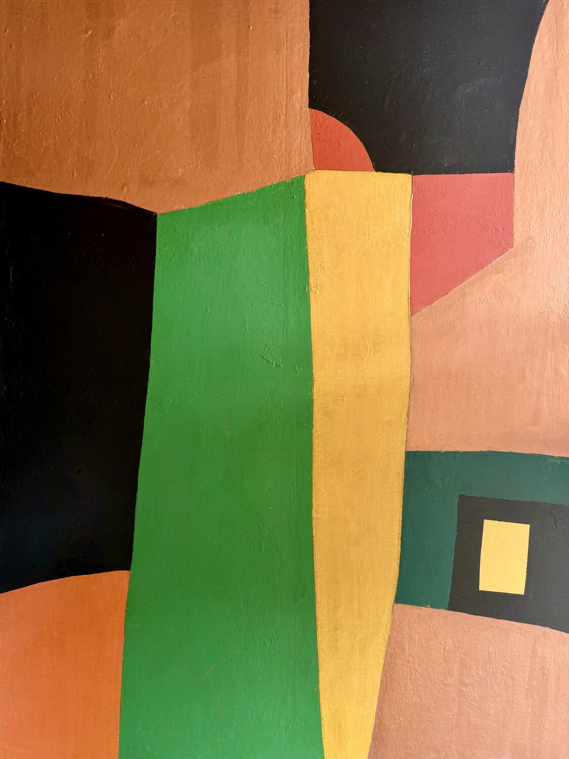 Soleil de Dakar David Albert Original painting for sale