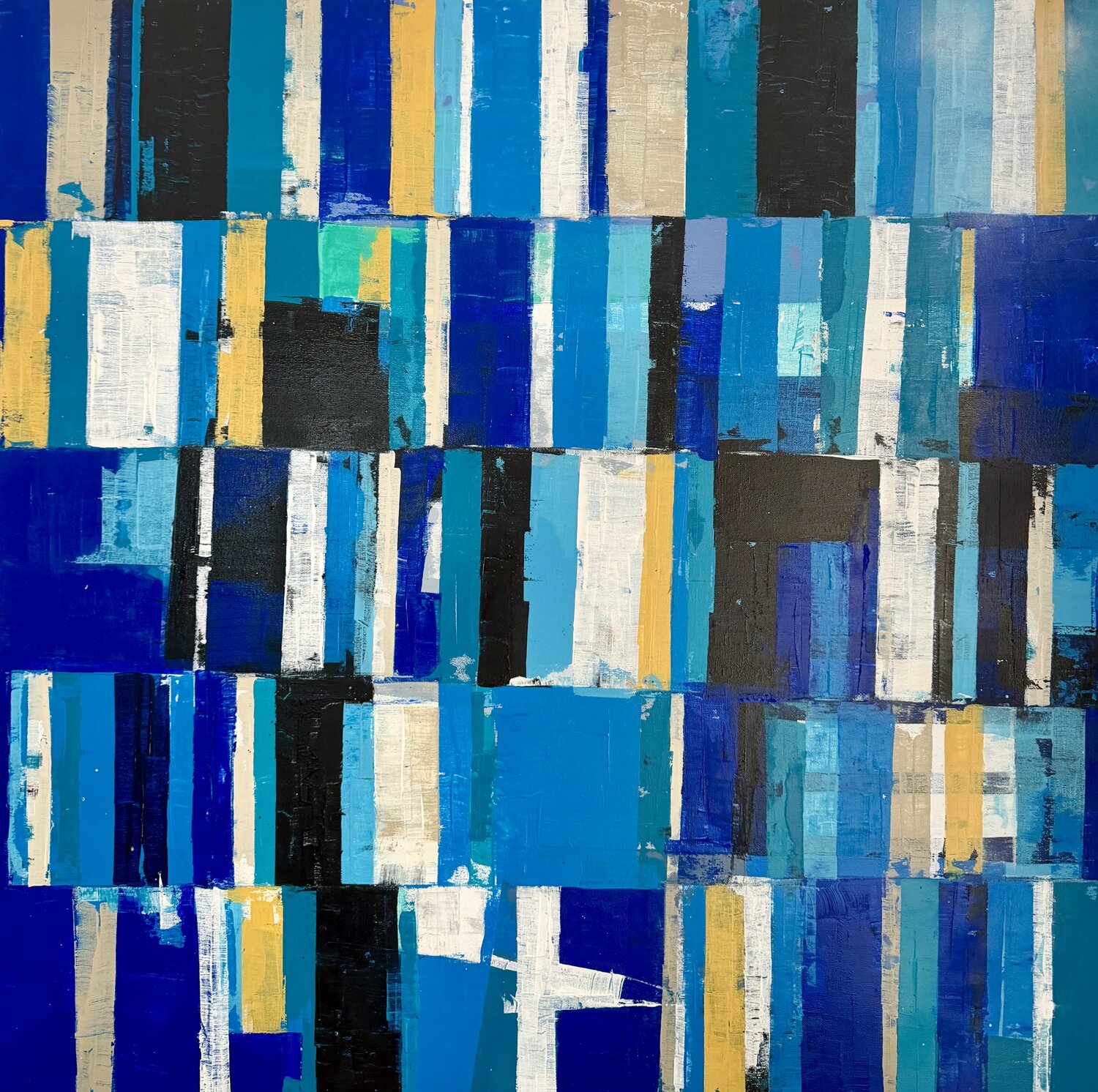 Géométrie de l'Horizon David Albert Original painting for sale