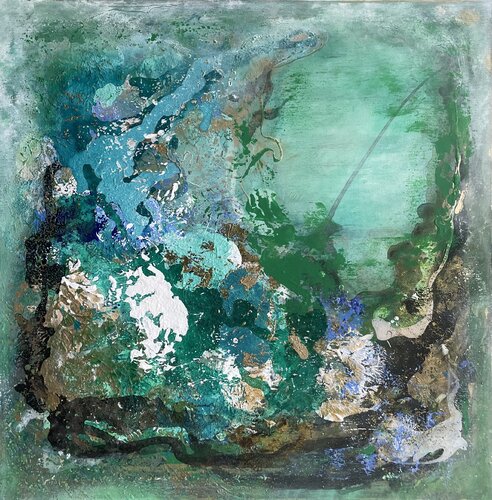 Fantasielandschaft by Danuta Jagemann, Painting for Sale on Select