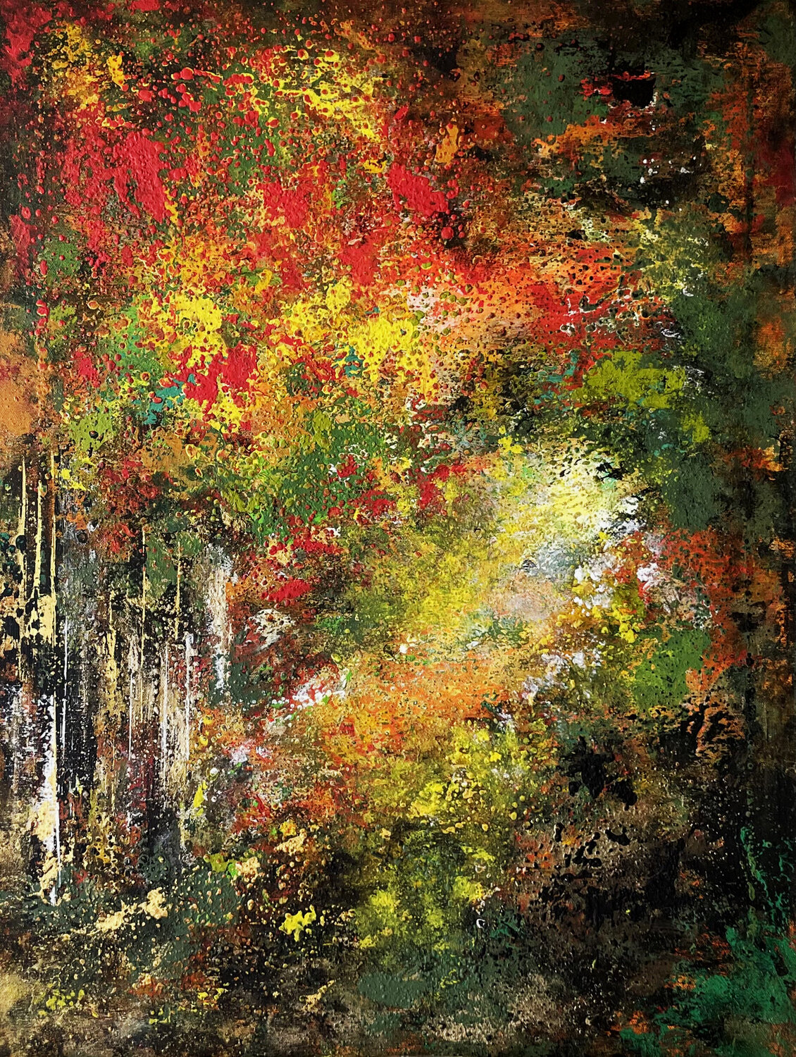 Herbstwald Danuta Jagemann Original painting for sale