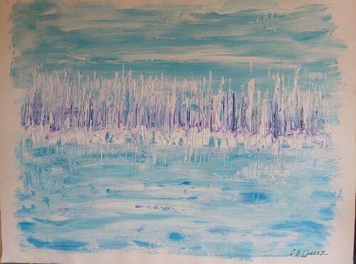 ESCAPE by Christiane Guerry, Painting for Sale on Select