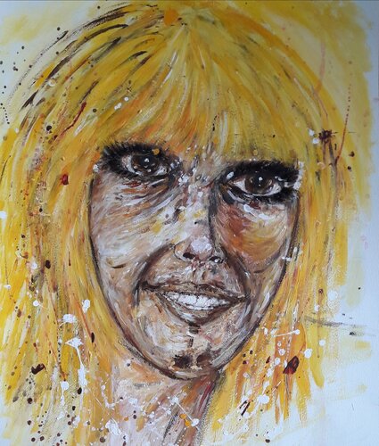 Moi par Moi by Christiane Guerry, Painting for Sale on Select