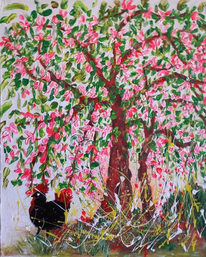 OCTOBRE by Christiane Guerry, Painting for Sale on Select