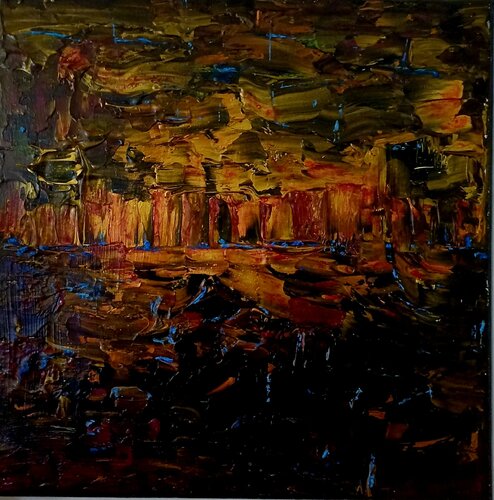 NEW WORLD by Christiane Guerry, Painting for Sale on Select