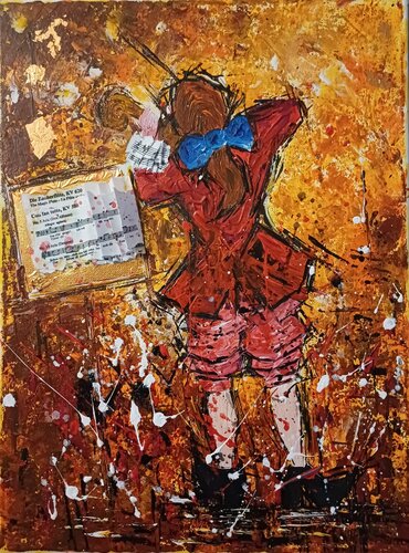 MOZART by Christiane Guerry, Painting for Sale on Select