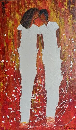 YOU AND ME II by Christiane Guerry, Painting for Sale on Select