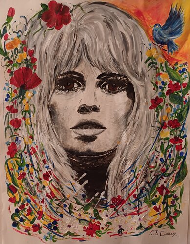 BRIGITTE BARDOT FOR EVER von Christiane Guerry, Malerei kaufen auf Select