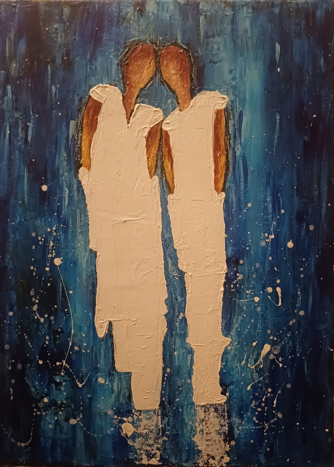YOU AND ME Christiane Guerry Original painting for sale