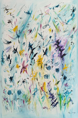 Les fées des fleurs by ÂME SAUVAGE, Painting for Sale on Select