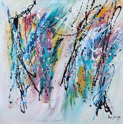 Doux et dynamique by ÂME SAUVAGE, Painting for Sale on Select