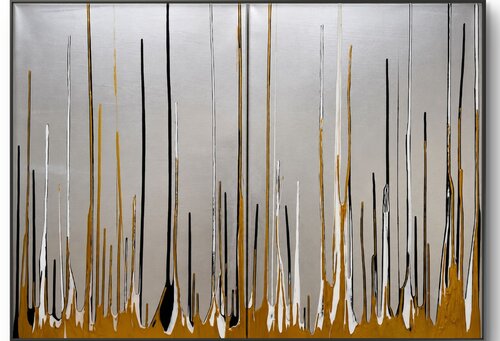 Golden Silence by Gianluca Caliendo, Painting for Sale on Select