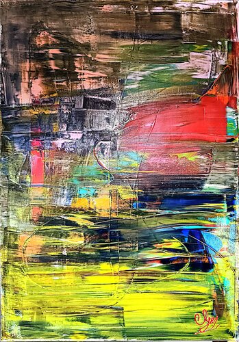 Orizzonte frammentato by Gianluca Caliendo, Painting for Sale on Select