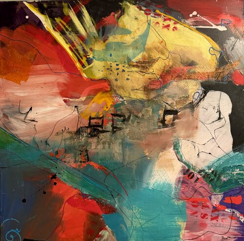 Daydream2 by Badia MARTEAU, Painting for Sale on Select