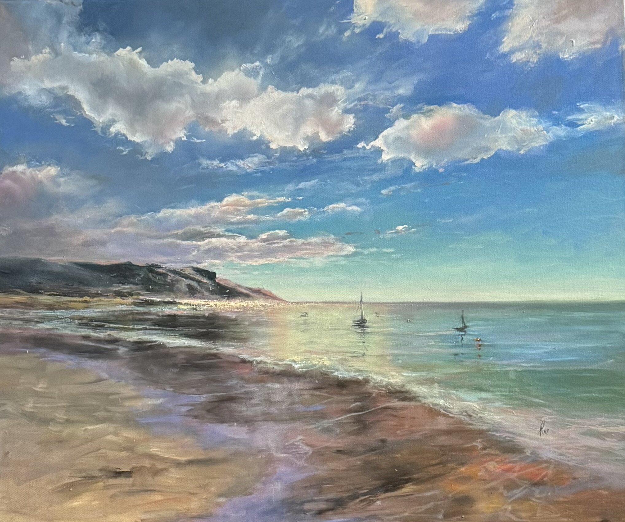 Morning calm by the sea
