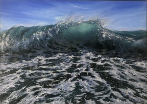 Boisterous Tide by Alesia Yeremeyeva, Painting for Sale on Select