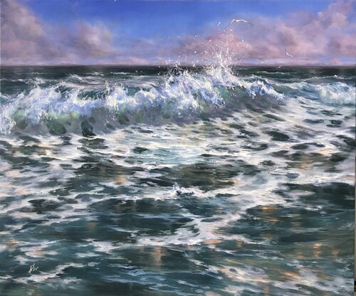 Wind Catchers by Alesia Yeremeyeva, Painting for Sale on Select