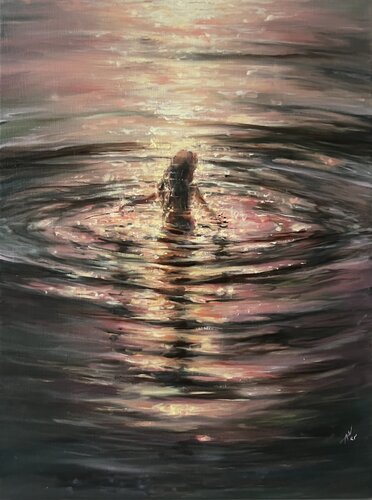 Collecting Stardust by Alesia Yeremeyeva, Painting for Sale on Select