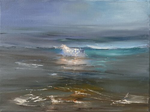 Ocean’s romance by Alesia Yeremeyeva, Painting for Sale on Select