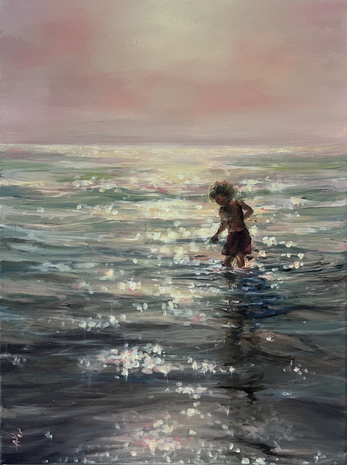 Sunlit Alesia Yeremeyeva Original painting for sale