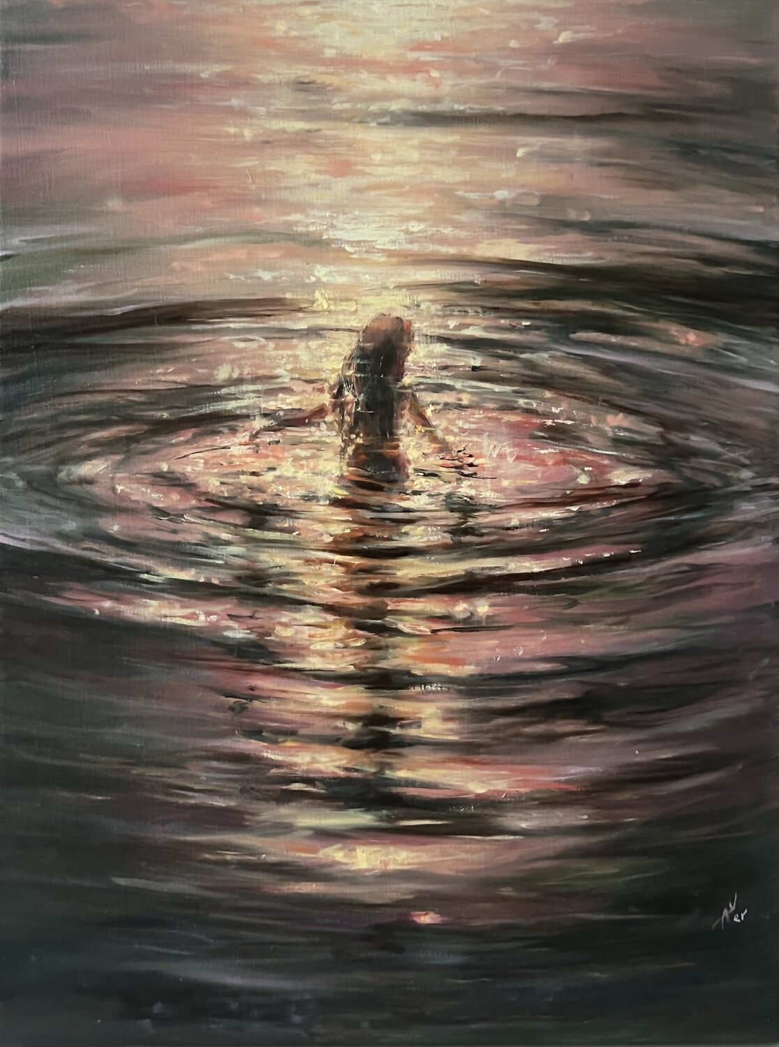 Collecting Stardust Alesia Yeremeyeva Original painting for sale