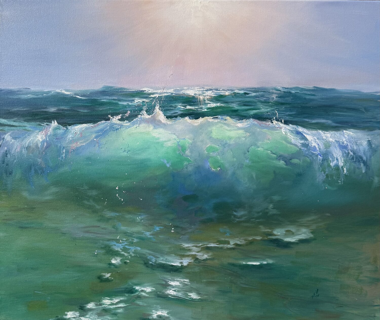 Sunny Storm Alesia Yeremeyeva Original painting for sale